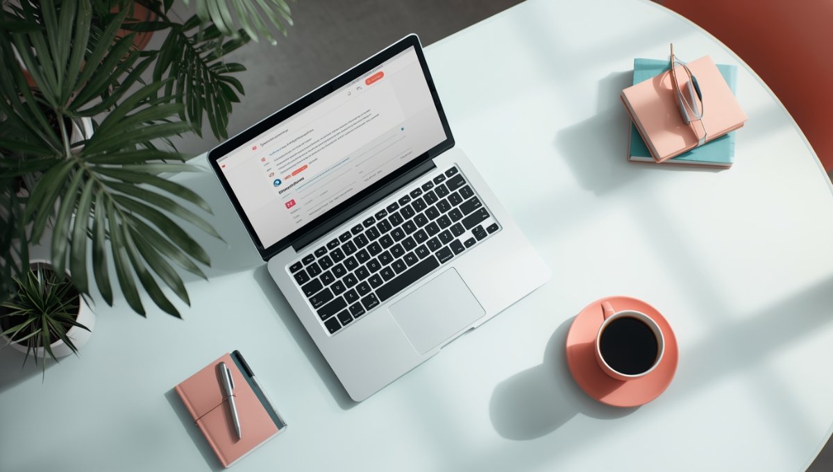 Interface de connexion à la messagerie Convergence de l'académie de Bordeaux sur un ordinateur portable