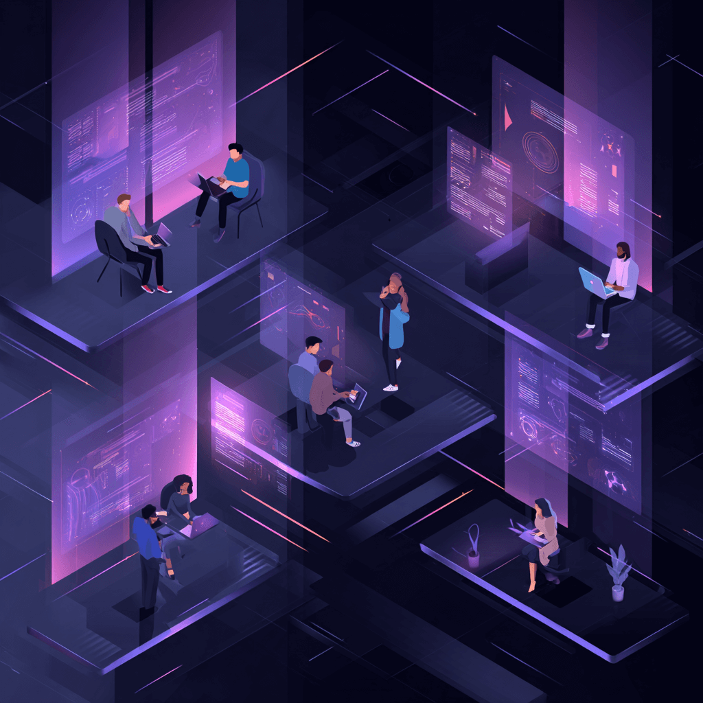 illustration business en ligne